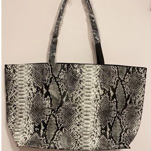 Summer & Rose Shoulder and Handbag Faux Snakeskin Tote